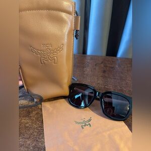 New MCM 658 San Sunglasses with crossbody case/pouch